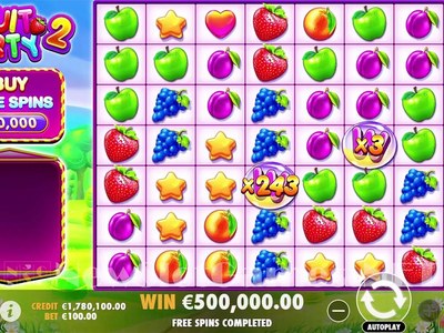 Видеослот Fruit Party 2 — Pragmatic Play