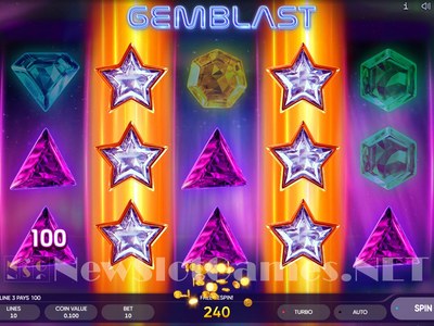 Игровой аппарат Gem Blast от Endorphina